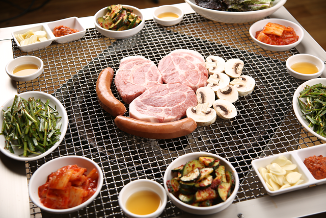 시골장터 